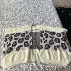 Anthropology leopard cardigan